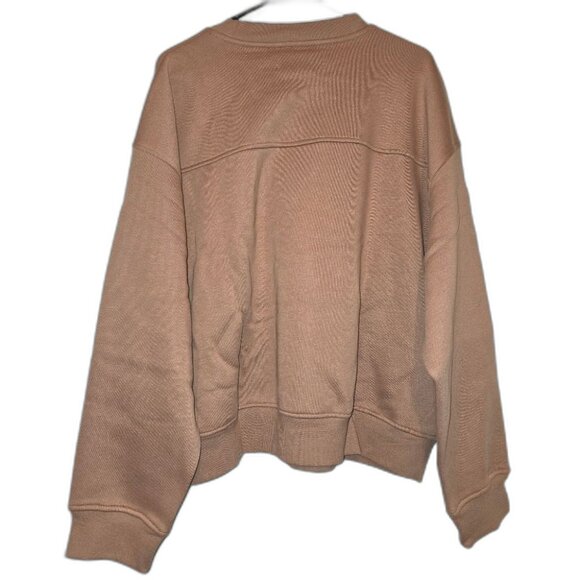 Brown Oversized Sweatshirt 3X NEW - Picture 2 of 8